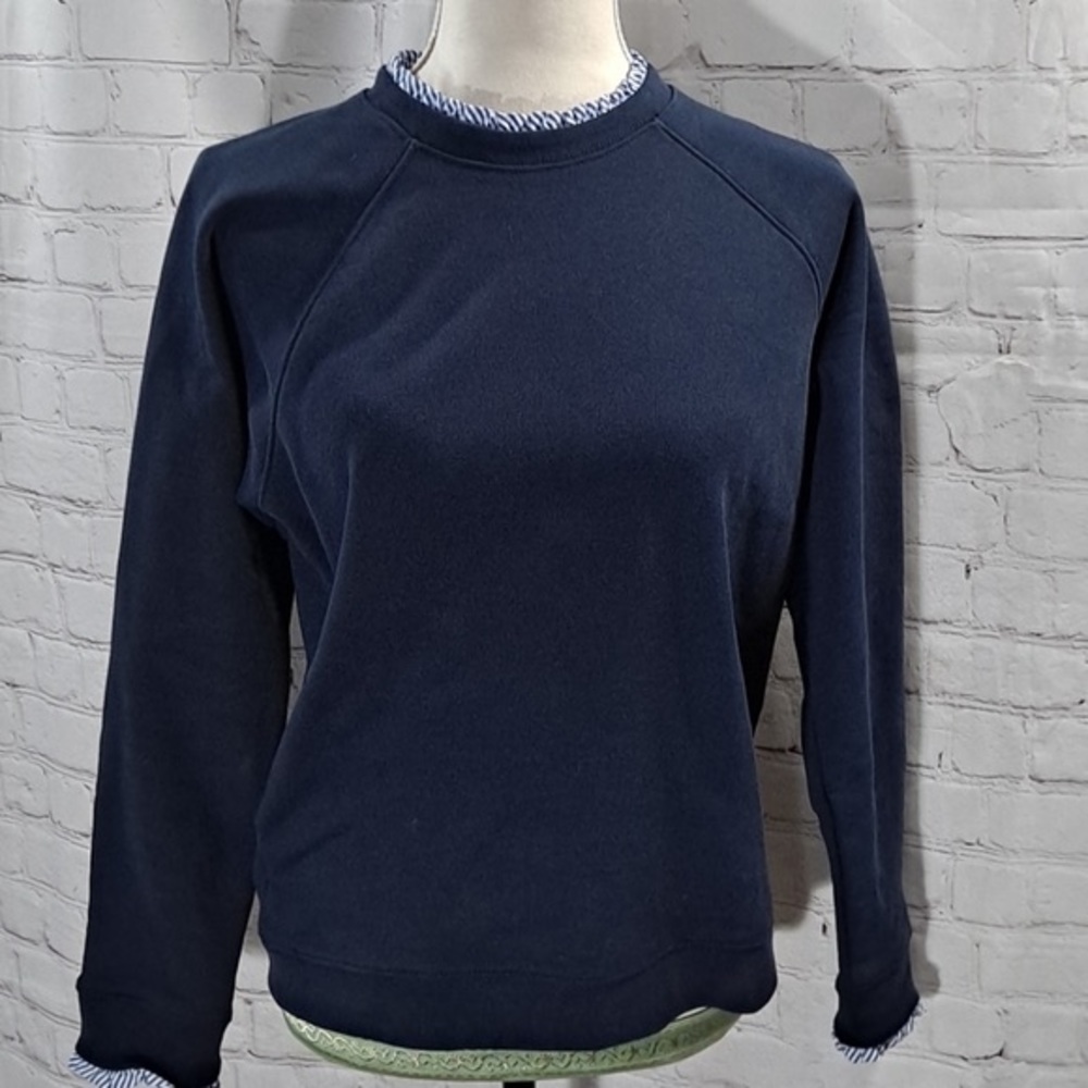 JCrew Ruffle Detail Sweatshirt - Picture 2 of 9